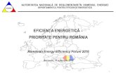 EFICIENȚA ENERGETICĂ PRIORITATE PENTRU … Energy Efficiency Forum 2016... · EFICIENȚA ENERGETICĂ – PRIORITATE PENTRU ROMÂNIA Romanian Energy Efficiency Forum 2016 Bucuresti,