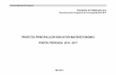 PROIECŢIA PRINCIPALILOR INDICATORI - 2017_program_convergen · PDF fileComisia Naţională de Prognoză 1 PROIECŢIA PRINCIPALILOR INDICATORI MACROECONOMICI - modificare procentuală
