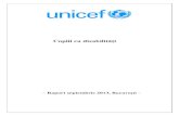 Copiii cu dizabilităţi - UNICEF · PDF fileCJRAE Centru județean de resurse și de asistență educațională ... HIV/SIDA Virusul imunodeficienței umane / Sindromul imunodeficienței