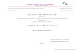 TEMA DE PROIECT - motoareAutoCTIE · PDF fileÎndrumător de proiect, profesor Tănase Viorel . 2011 ... dezvoltată de o reacţie chimică exotermică sau prin turnarea unui metal.