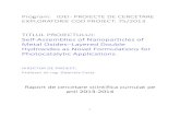 TITLUL PROIECTULUI: Self-Assemblies of Nanoparticles …gabrielacarja.weebly.com/uploads/4/3/4/1/43415241/raport_final... · 1 Program: IDEI- PROIECTE DE CERCETARE EXPLORATORIE COD
