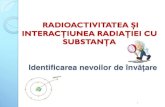 RADIOACTIVITATEA ŞI INTERACŢIUNEA RADIAŢIEI CU …efectelerad12.wikispaces.com/file/view/Identificarea+nevoilor+de... · 7 Legea dezintegrarii radioactive unde N este numarul de