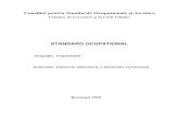 Consiliul pentru Standarde Ocupaţionale şi · PDF fileFrigotehnist Descrierea ocupaţiei Ocupatia se aplicã lucrãtorilor care deservesc instalatiile frigorifice de producere a