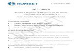 SEMINAR - · PDF file17 Decembrie 2015 1/26 SEMINAR Practica reglementării jocurilor de noroc - contabilitate și fiscalitate – Autor: Anchidim Zăgrean, vicepreședinte Rombet