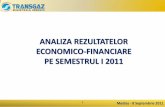 ANALIZA REZULTATELOR ECONOMICO-FINANCIARE …new.transgaz.ro/sites/default/files/uploads/users/admin/prezentare... · analiza cash - flow 4. analiza principalilor indicatori economico-