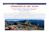 CIRCUITE 2018 AMERICA DE SUD - · PDF fileCIRCUITE 2018 AMERICA DE SUD De la Machu Picchu la Rio de Janeiro Peru – Chile – Argentina – Brazilia Perioada: 02.03 – 20.03.2018
