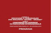 Cuvânt de bun venit 5 Sponsori 6 Comitete 8 Program ...chirurgiemoldova.ro/atdoc/ChirNt2014_Program.pdf · Irinel POPESCU (București) Dan SABĂU (Sibiu) ... Societatea Română