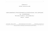 ANEXA I - onvpv.ro · PDF file1 . anexa i . ocp vitivinicolă. depunerea programului naŢional de sprijin . al romÂniei . În sectorul vitivinicol . 2014 – 2018 . perioada 2014