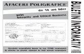 AFACERI POLIGRAFICE de 14 ani · PDF filedomeniu printului æi ambalajelor În perioada 31 octombrie - 04 noiembrie 2012, Centrul Expoziåional ROMEXPO, Pavi - lionul A, va gãzdui