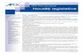 APEX Team International Noutăți · PDF fileAPEX Team International Anul 2016, Numărul 12 Noutăți legislative Cuprins: • Modiﬁcări aduse Codului Fiscal și Codului de Procedură