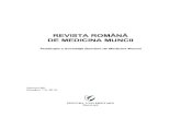 REVISTA ROMÂNÃ DE MEDICINA MUNCII - · PDF fileEDITURA UNIVERSITARÃ Bucureºti REVISTA ROMÂNÃ DE MEDICINA MUNCII Publicaþie a Societãþii Române de Medicina Muncii Volumul