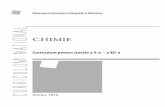 Chimie X-XII (româna) - edu.gov.md · PDF fileVarianta modernizată a Curriculumului la Chimie se axează pe competenţele-cheie, ... ISBN 978-9975-67-687-8 54 ... Clasa, profilul