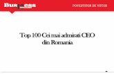 Top 100 Cei mai admirati CEO din Romaniastorage0.dms.mpinteractiv.ro/media/401/341/5486/873573/18/catalog... · Sunt oameni activi, implicati in business, aflati pe pozitii de ...