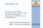ANCS - itim-cj.ro anual de activitate 2011.pdf · 5 Structura resursei umane de cercetare -dezvoltare 12 ... Evaluarea potentialului romanesc de cercetare- ... RESURSE UMANE :