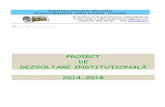 PROIECT DE DEZVOLTARE INSTITUŢIONALĂ - sgmvp.ro · PDF fileAnaliza informaţiilor ... Între anii 2014-2015 se va derula un proiect de reabilitare şi modernizare, care constă în