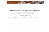 Proiect de dezvoltare - Liceul Waldorf Cluj- · PDF filePROIECT DE DEZVOLTARE INSTITUŢIONAL ... Analiza SWOT III. STRATEGIA DE DEZVOLTARE PENTRU PERIOADA 2015-2020 III.1 Ţintele