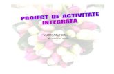 106.Proiect de activitate integrata - Musafiri in gradina ... · PDF filePrimăvara de-a venit, Flutura ... - Vrea să mergeţi la grupa mic