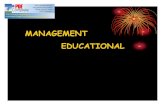 MANAGEMENT EDUCATIONAL · PDF fileBIBLIOGRAFIE: 1. Du_e, C.S. Management educacional. Vol. I. Editura ULBSibiu, 2006. 2. Iosifescu, ^ (coord.). Management educacional pentru instituciile