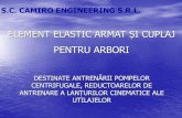 ELEMENT ELASTIC ARMAT ȘI CUPLAJ - agir-constanta.roagir-constanta.ro/wp-content/uploads/2014/12/Cuplajul-CAMIRO-FLEX... · pompelor centrifugale, ... unei tije sunt eliminate prin