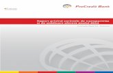 Raport privind cerintele de transparenta si de publicare ... de publicare... · ProCredit Bank S.A. este singura banca din Romania cu actionariat 100% ... ProCredit Bank S.A. s-a