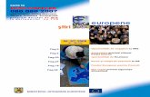 STIRI EUROPENE NR 67 - mie.ro · PDF fileMINISTERUL INTEGRĂRII EUROPENE europene ştiri Nr. 67/ 2006 19 – 26 mai Oportunităţi de angajere la MIE Consultare priviind viitorul Pieţei