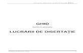 GHID - · PDF fileGhid pentru elaborarea Lucrării de Disertaţie 2010 Facultatea de Geodezie - UTCB 3 D. Abilităţile cognitive specifice : • evaluarea critică a rezultatelor