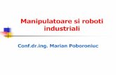 Manipulatoare si roboti industriali - iota.ee.tuiasi.roiota.ee.tuiasi.ro/~mpobor/doc/Cursuri/RICurs8.pdf · Regulatoare bazate pe model intern ... Iesirea regulatorului PI este de