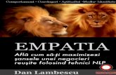 tmpIECrve-book Empatia in negociere - Dan Lambescu · PDF filetrecut în legătură cu ceea ce el numea ”micro ritmuri cul-turale”. A analizat ... postura, gesturile pacienților,