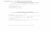rezolvari mate MT1 - Jitaru Ionel Blog: Variante BAC ... · PDF file1.a) Se demonstreaza prin inductie matematica. b) aa aann nn+1 =