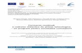 Formarea continuă - TEHNE  · PDF fileSimona Găbureanu, Gabriela Apostolescu, George Nedelcu Formarea continuă a cadrelor didactice de științe tehnologice