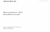 Receptor AV Multicanal - download.sony-europe.comdownload.sony-europe.com/pub/manuals/eu/STRDH510_IM_RO.pdf · Pentru a reduce riscul de incendiu, nu obturaţi ... rezultat al unei