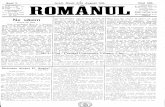 Anul I. Arad, Marţi 2/15 August 1911. Nrul 168. ROMANULdocumente.bcucluj.ro/web/bibdigit/periodice/romanul/1911/BCUCLUJ... · Anul I. Arad, Marţi 2/15 August 1911. Nrul 168. ABONAMENTUL: