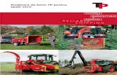 Tocătoare de lemn TP pentru spaţii verzi ” Get the Job Done” · PDF fileprezent, compania daneză este lider de piață printr-o gamă impresionantă de utilaje fiabile. ...