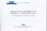 Management educational. Studii si aplicatii - cdn4.libris.rocdn4.libris.ro/userdocspdf/717/Management educational. Studii si... · IV.6 Cultur6 Ei stil de leadership..... 78 IV.7