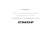 PPrrooggrraamm - cngf.srgf.rocngf.srgf.ro/wp-content/uploads/2016/08/Program-final-CNGF2016_31... · Sesiunea paralelă III-1 - Secțiunea 3: Terasamente, versanți şi geotehnica