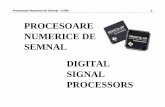 PROCESOARE NUMERICE DE SEMNAL DIGITAL …pns.ac.tuiasi.ro/Doc/curs/Prezentare_01.pdf · • Microprocesoare şi microcontrolere de uz general ... 2.1 Introducere în procesarea digital