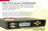 HD-TC8 from HORIZON Noul analizor de semnal special ... · PDF fileanalizor de semnal potrivit este necesar, iar HD-TC8 de la HORIZON este mai mult decât potrivit deoarece te lasă