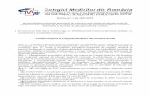 Decizia nr. 1 din 18.01 - Cmdj - · PDF filede a trimite Colegiului Medicilor din România, respectiv colegiilor teritoriale lista participanților, atât în formă tipărită, cât