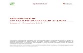EUROMONITOR 2014: SINTEZA PRINCIPALELOR · PDF fileoptimizarea structurii procuraturii şi a sarcinii de muncă a procurorilor din RM; Studiu privind mecanismele de ... în codurile