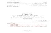 STATUTUL -  · PDF fileStatutul este ÎNREGISTRAT la Aprobat Camera Înregistrării de Stat Ministerului Justiţiei al Republicii Moldova prin Hotărârea Adunării Generale
