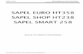 SAPEL EURO HT358 SAPEL SHOP HT238 SAPEL SMART …serviciigenerale.ro/wp/wp-content/uploads/2017/02/MA… ·  · 2017-02-17- MANUAL DE OPERARE SI PROGRAMARE - SAPEL S.R.L. Manual