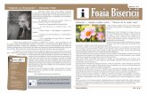 APRILIE 2012 / Nr 49 “Interviu cu ... - Izvorul Vietiiizvorulvietii.ro/foaiabisericii/08042012.pdf · ripostă sau de răzbunare, floarea se înscrie, alături de copii, în rândul
