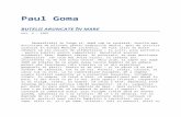Paul Goma - flo76.files.wordpress.com€¦  · Web viewBUTELII ARUNCATE ÎN MARE. Vol. 2 – 1997. Generalităţi în lunga şi, după cum se constată: inutila mea activitate de