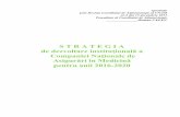 S T R A T E G I A de dezvoltare instituţională a Companiei ... Principalele tendinţe de dezvoltare în Republica Moldova - analiza PEST (analiza factorilor politici, economici,