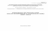 STRATEGIA DE DEZVOLTARE SOCIO-ECONOMICĂ A … site/Programe - Strategii/Strategia socio... · o Concluziile studiului Analiza Socio-economică ...