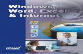 WINDOWS, WORD, EXCEL ŞI INTERNET LECŢIE …£i dobândi cunoştinţe privind programul de calcul tabelar Excel 2003. ... oficiu poştal sau direct la birou pachetele de curs, ...