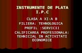 INSTRUMENTE DE PLATA I.P.C - Prof.ec. Tănase Mihai - …€¦ · PPT file · Web view · 2011-09-29Cardul permite, prin intermediul unor dispozitive electronice (de aici denumirea