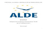 STATUT - ALDE Filiala Sector 5aldesector5.ro/wp-content/uploads/2017/10/STATUT-ALDE-21-aprilie...ALDE afirmă libertatea individuală ca temei al oricărei organizări ... naţionalitate,