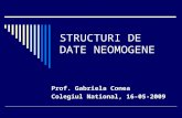 STRUCTURI DE DATE NEOMOGENE - Gconea's Blog | …€¦ · PPT file · Web view · 2009-05-15STRUCTURI DE DATE NEOMOGENE Prof. Gabriela Conea Colegiul National, 16-05-2009 Structuri