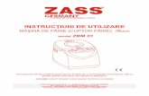 INSTRUCŢIUNI DE UTILIZARE - Zass - Homezass.ro/upload/wysiwyg/Image/ZBM01 Manual utilizare.pdf · cuprins precauŢii importante de securitate descrierea maŞinii de pÂine prezentarea